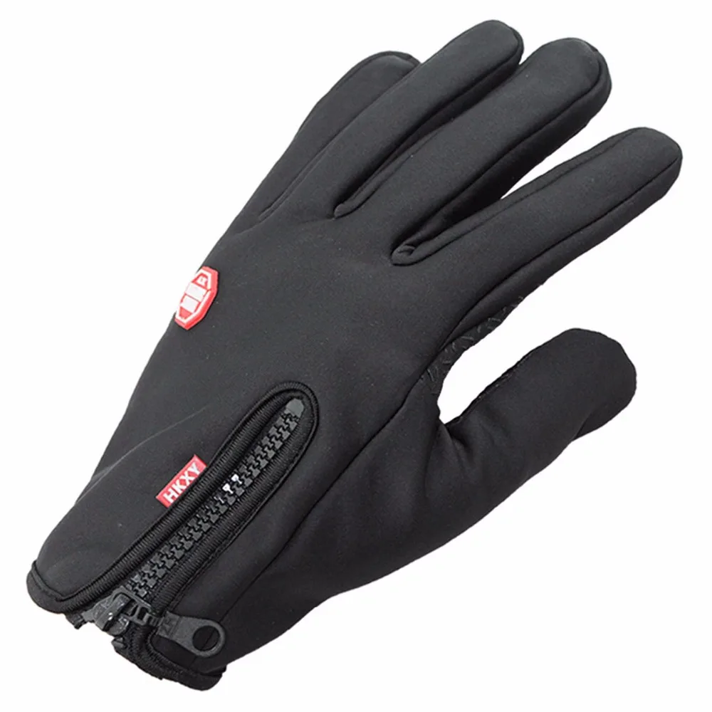 

Anti-slip Motorcycle Bike Gloves Warm Mountain Road Cycling Gloves Touch Screen Anti-shock Full Finger Bicycle Gloves
