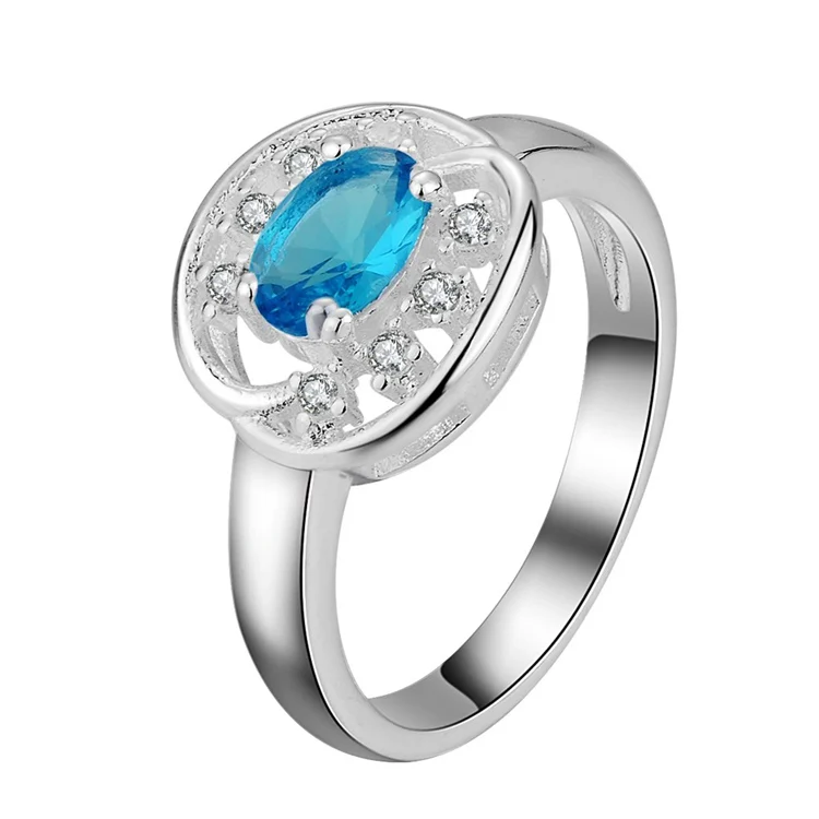 Оптовые ювелирные изделия посеребренные модные кольца высокое качество