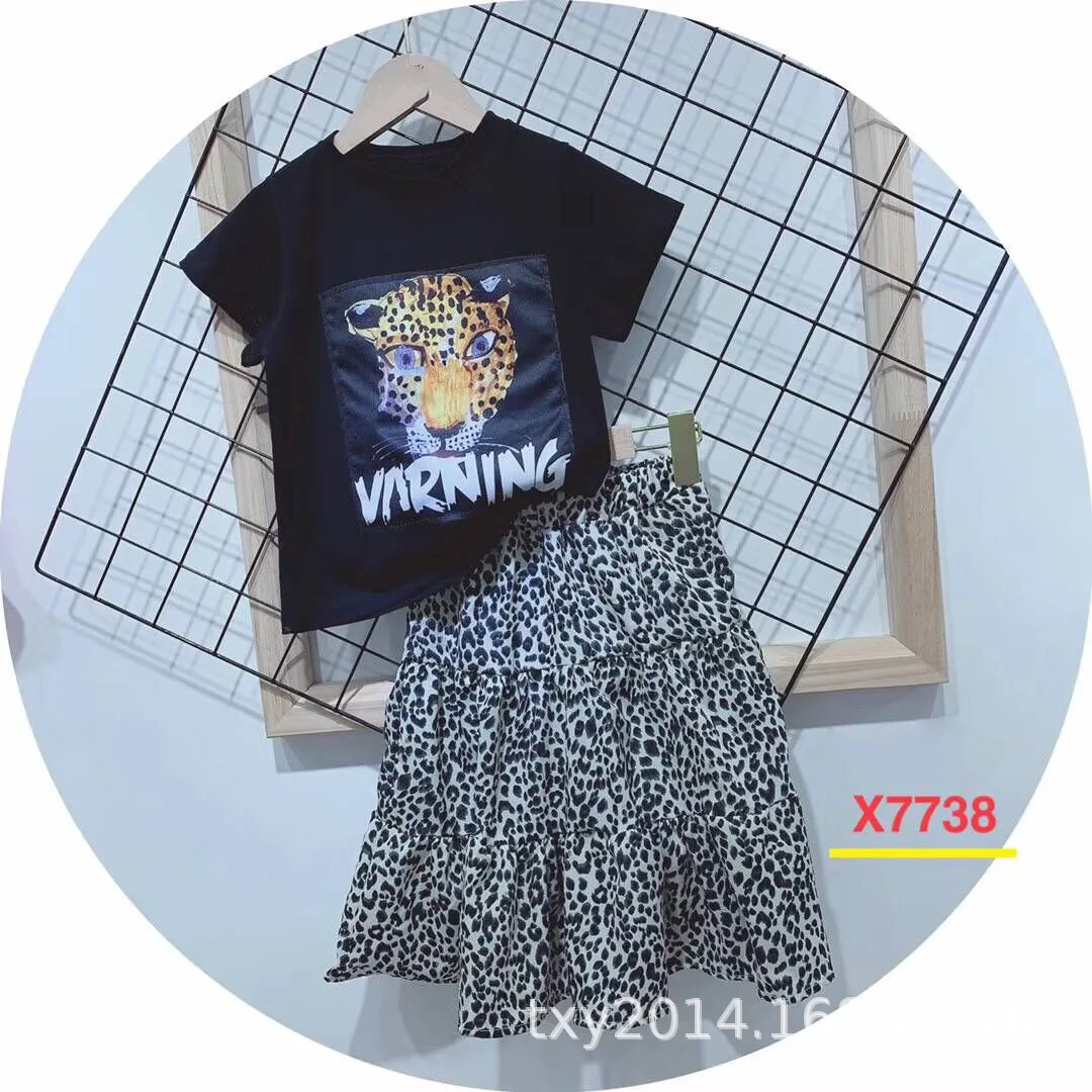 Детская одежда Новинка весны 2019 года Корейская хлопковая футболка с короткими