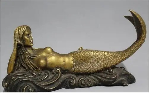 YM 306 8 &quotДания миф Русалка Рыба море девичья красавица злая скульптура