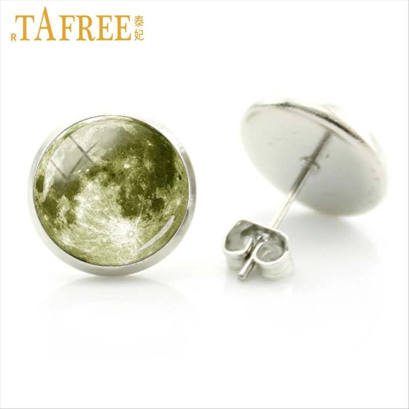 TAFREE Модные Разноцветные ювелирные изделия Круглый купол стеклянная Луна