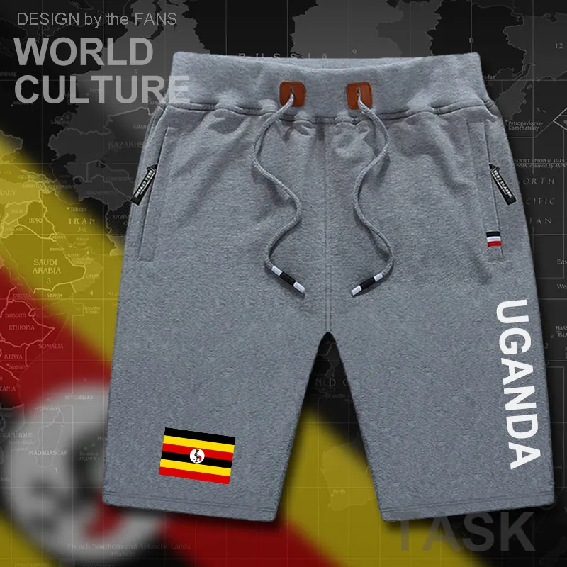 Мужские спортивные шорты с флагом и карманами из 2017 хлопка | Мужская одежда