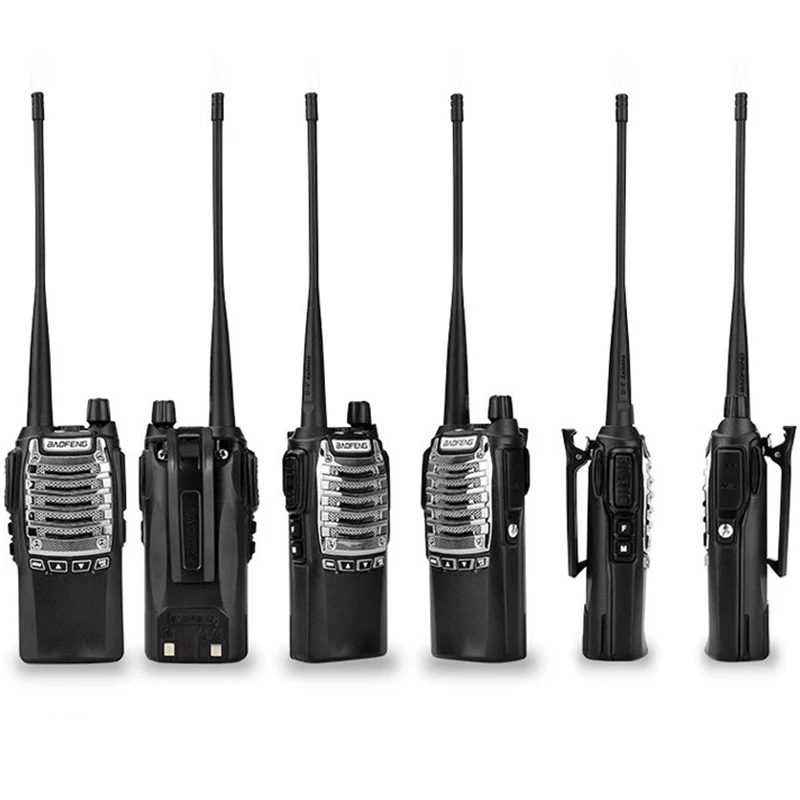 2pcs Baofeng UV-8d Handy Walkie Talkie Dual PTT UHF 2800mAh Long Standby Portable Ham Radio 8W 128 Channels Two Way Radio