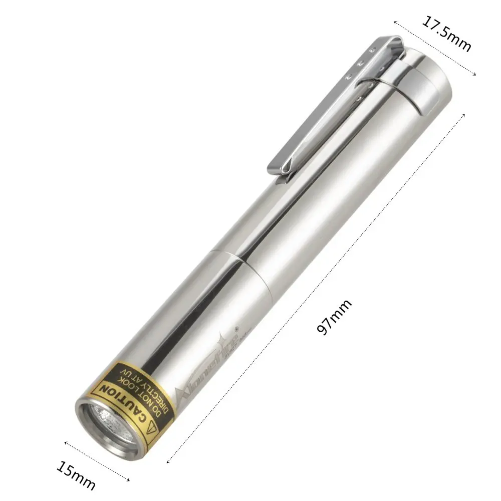 Светодиодный ультрафиолетовый фонарик AloneFire SV327-1 фонарь для обнаружения пятен