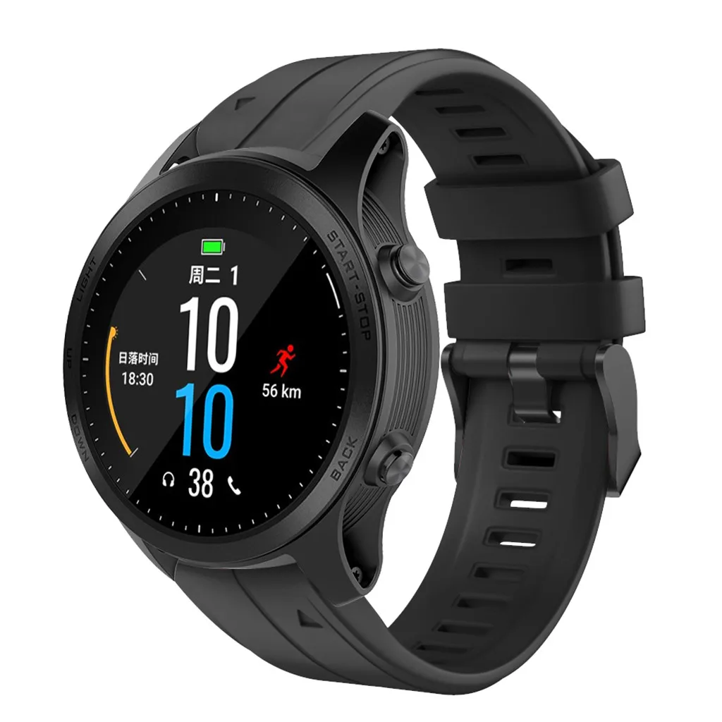 Силиконовый ремешок на запястье для мужчин, Т-образный ремешок для Garmin Forerunner 945, Смарт-часы, спортивные роскошные часы, браслет для женщин и мужчин 19Jun21