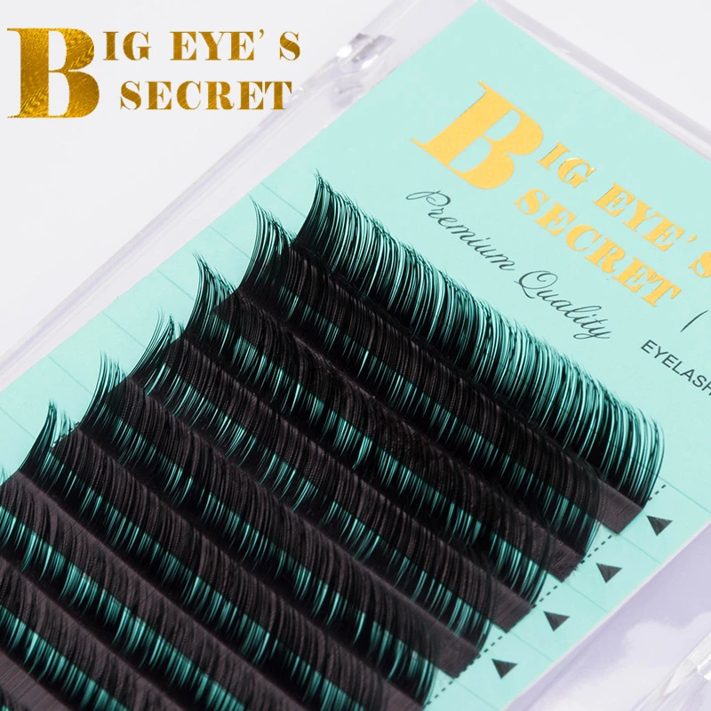 

Big eye's secret 12rows/tray individual mink eyelashes extension russian volume eyelash lash extensions supplies