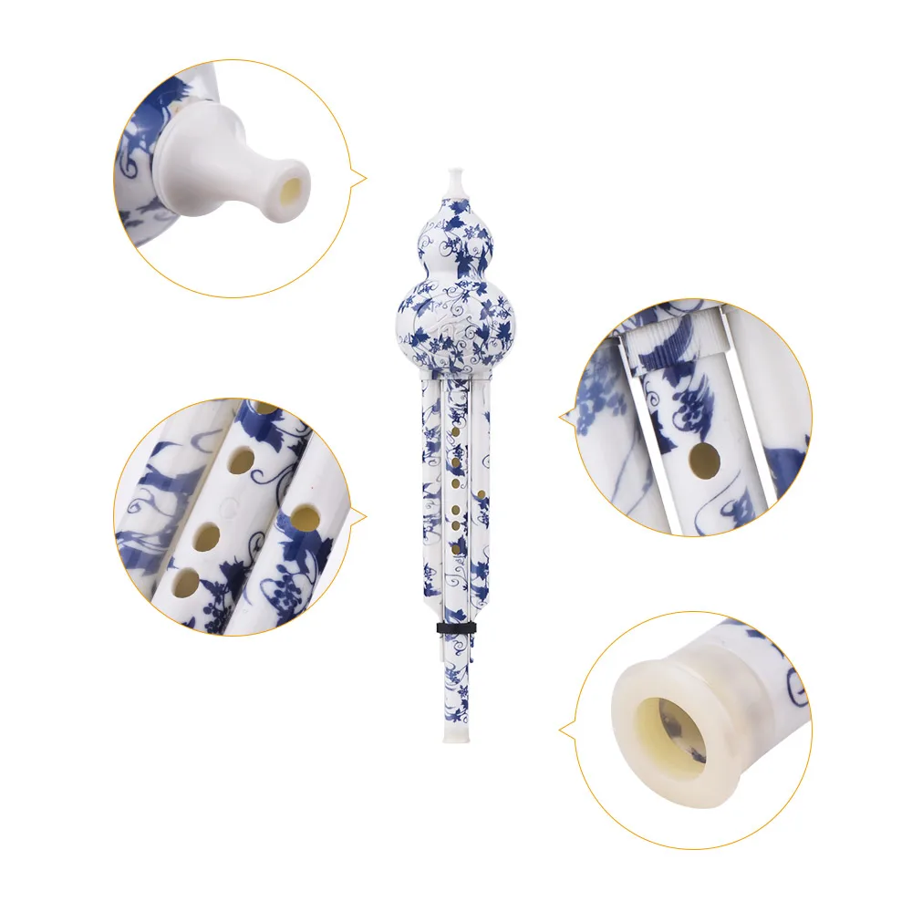 C-Key Hulusi Cucurbit Flute Bottle Gourd Китайский традиционный инструмент из полимерного