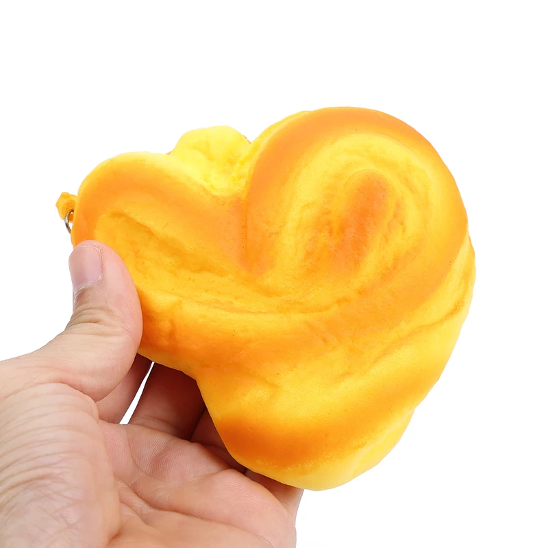 Jumbo Squishy Twistbread bag Toasts Kawaii Милая Подушка хлеб торт супер мягкая медленно