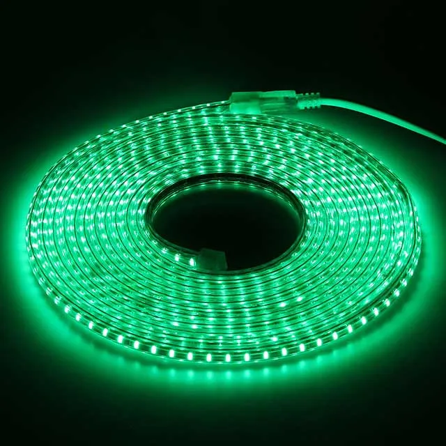 Green ZINUO 20 м светодиодный светильник SMD3014 IP65 AC220V гибкая лента Светодиодная лента белый/теплый белый/красный/синий/зеленый светодиодный светильник - Испускаемый цвет: Green