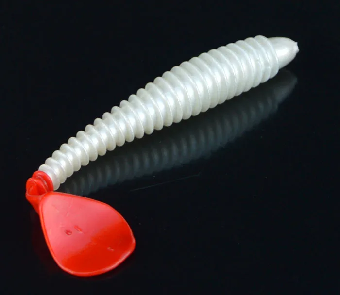 Рыболовная приманка Мягкая в виде личинки T-образный хвост 10 см/8 5 г однохвостовая