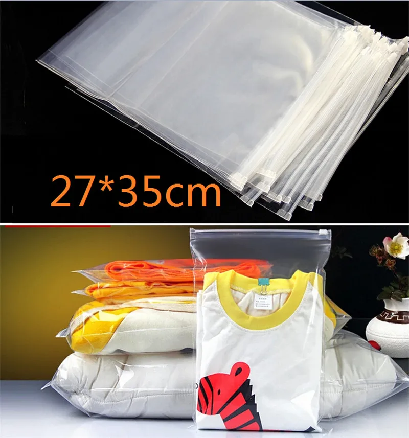 Прозрачный пластиковый пакет для хранения 30 шт. Ziplock дорожные сумки застежка