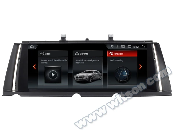 WITSON 10 2 ''большой сенсорный экран Android 8 1 автомобильный DVD-плеер для BMW 5 серии F10