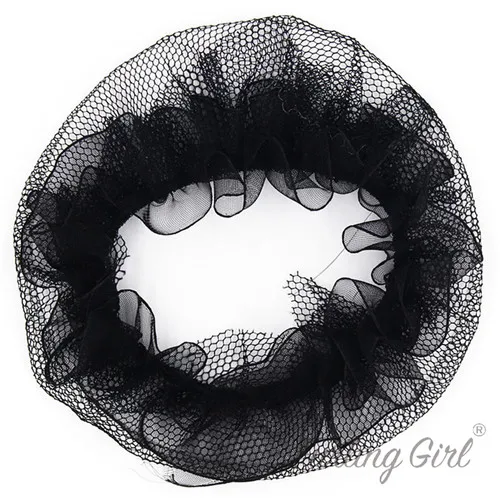 Low Elastic Lace 1 шт. новые высокие эластичные нейлоновые сети для волос черного цвета невидимые низкие эластичные сети для волос с кружевным держателем для волос - Цвет: Low Elastic Lace