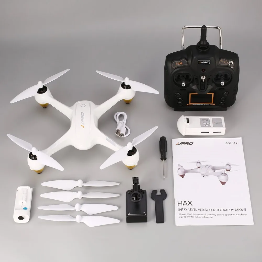 JJPRO X3 HAX 2.4G Dual GPS Positioning 1080P HD Wifi Camera FPV Drone Brushless RC Quadcopter One Key Return |