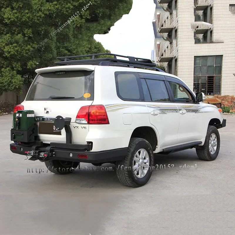 Для Toyota Land Cruiser LC200 13-15 задний бампер Фаркоп шины светодиодный светильник