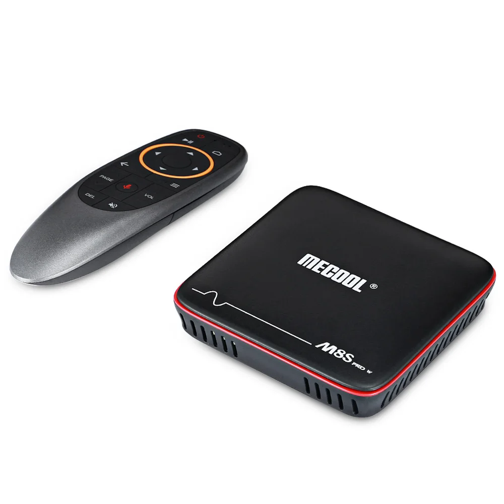Mecool M8S PRO W Android 7 1 голос Управление ТВ контейнер под элемент питания 2 Гб DDR3 + 16