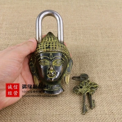 

Antique And Old Sakyamuni Bronze Lock