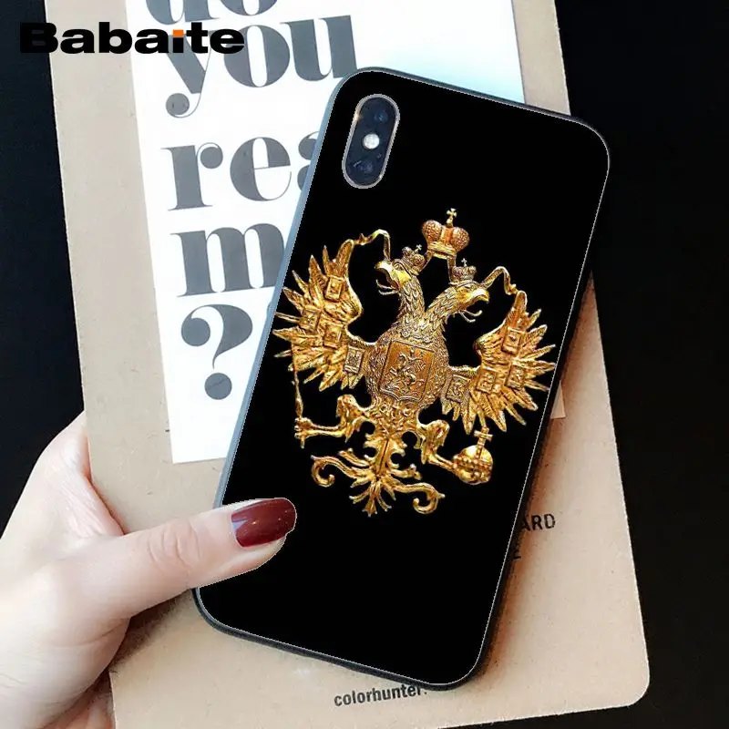 Чехол для телефона Babaite с изображением российского герба оружия двуглавого орла