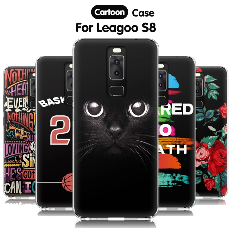 Милый мультяшный чехол для телефона EiiMoo Leagoo S8 5 72 дюйма Роскошные 3D рельефные