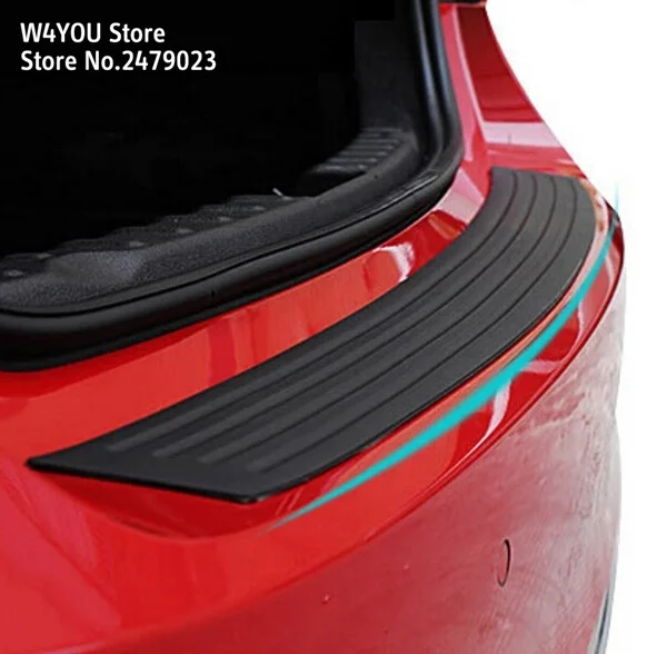 Автомобильный резиновый Задний защитный бампер протектор накладка наклейка для Volkswagen VW Polo t4 t5 golf 4 7|plate