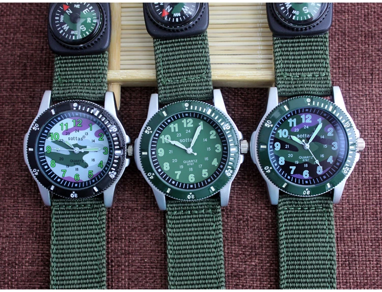 Армейский зеленый тканевый нейлоновый ремешок для спорта на открытом воздухе