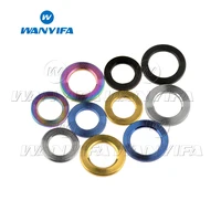 wanyifa titanium washer m4 m5 m6 m8 m10 din912 flat spacer gasket for bicycle cycling motorcycle car