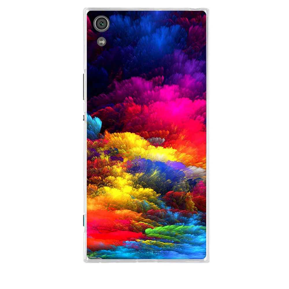 TPU Case For Sony Xperia XA1 Ultra Phone Capa Silicone Funda G3221 G3212 G3223 G3226 Pattern Cover 6.0" Coque | Мобильные