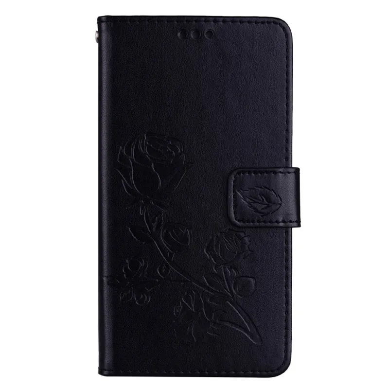Кожаный чехол-книжка с бумажником чехол КРЫШКА ДЛЯ huawei P8 Lite ALE-L21 ALE-L23 ALE-L04 ALE-L02 чехол для телефона ALE L21 L23 L04 L02 P8 Lite чехол s - Цвет: Black
