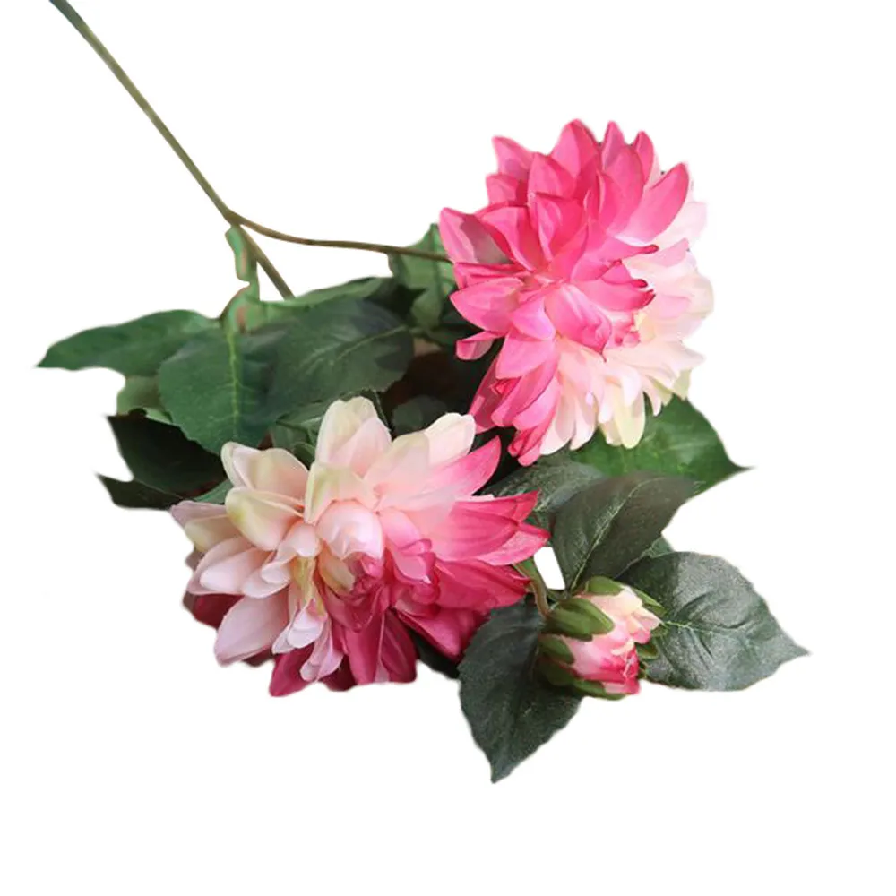 Искусственные георгины искусственный цветок паука высокое качество шелковые