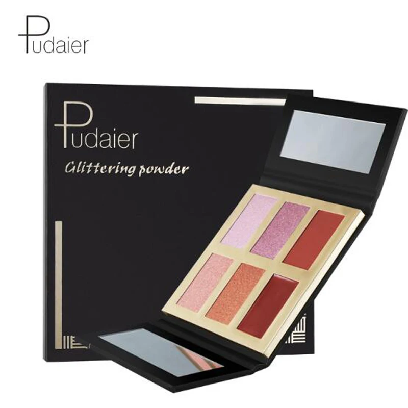 Pudaier нажатии Glow Выделите Контур Красота макияж пудра консилер от блеска | и
