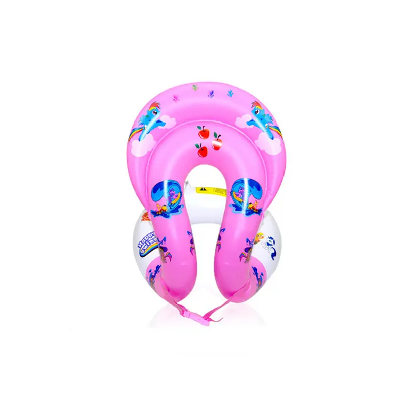 1 Pcs Swimming Ring U Shape Inflatable Floating Swim Rings Water Pool Toys Laps Float Circle Vest For Children Adult | Спорт и