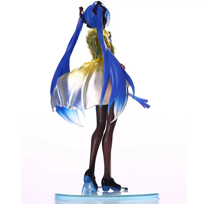 22 см японского аниме Рисунок пение дождь Мику Хацунэ ПВХ фигурку Nendoroid Petit Vocaloid