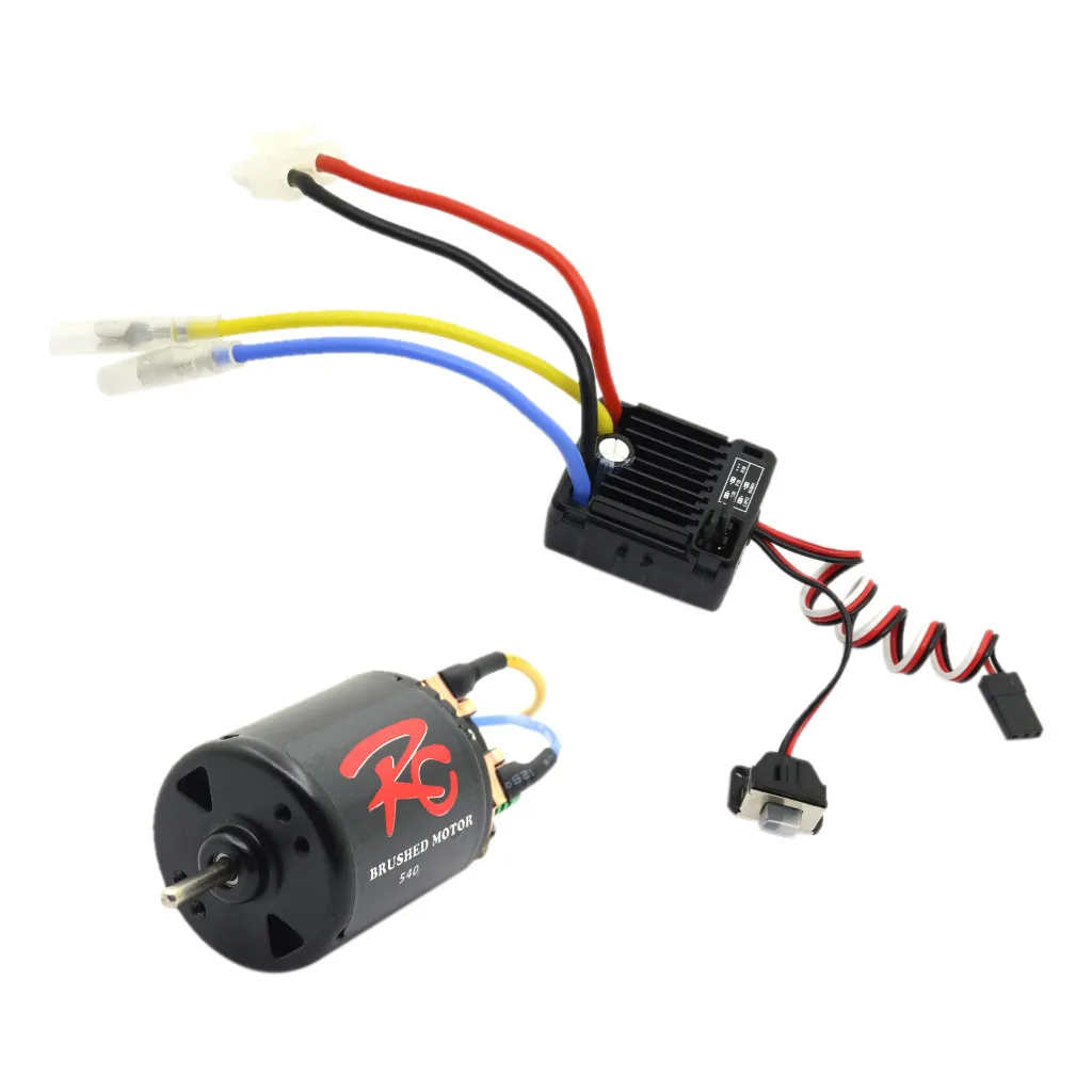 Детали модели RC 540 21 / 27/35/45/55/80 t бесщеточный мотор с 60A ESC для Rock Crawler L0626|Детали и