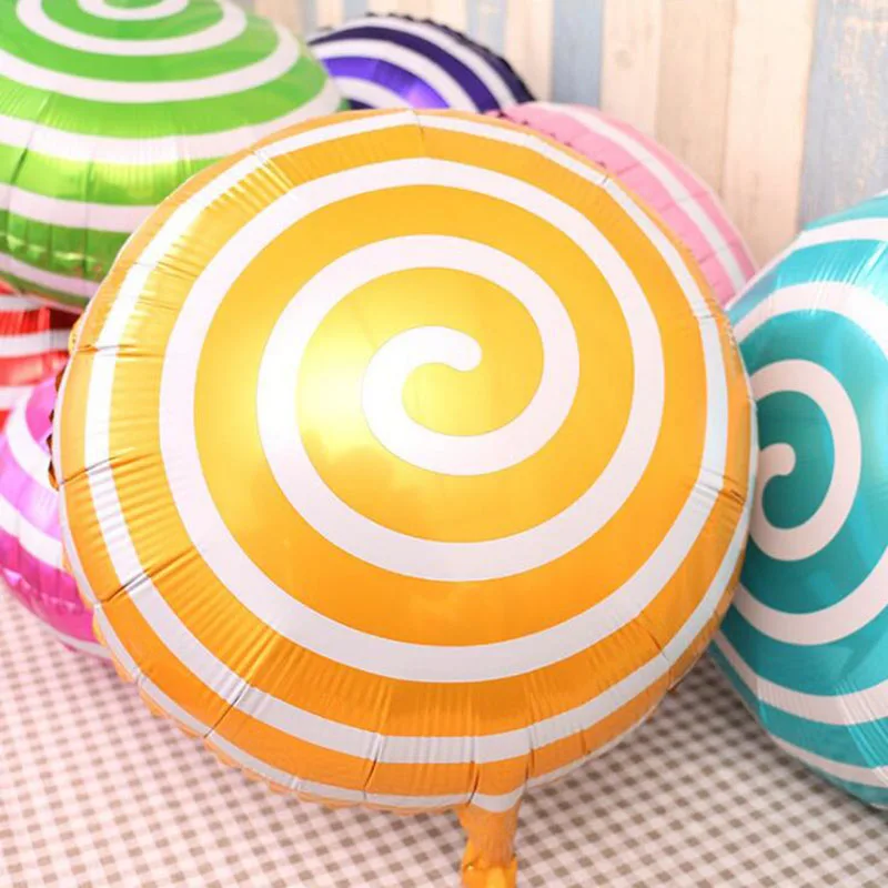 18 дюймов леденец шар из алюминиевой фольги Летняя Вечеринка Baby Shower День рождения