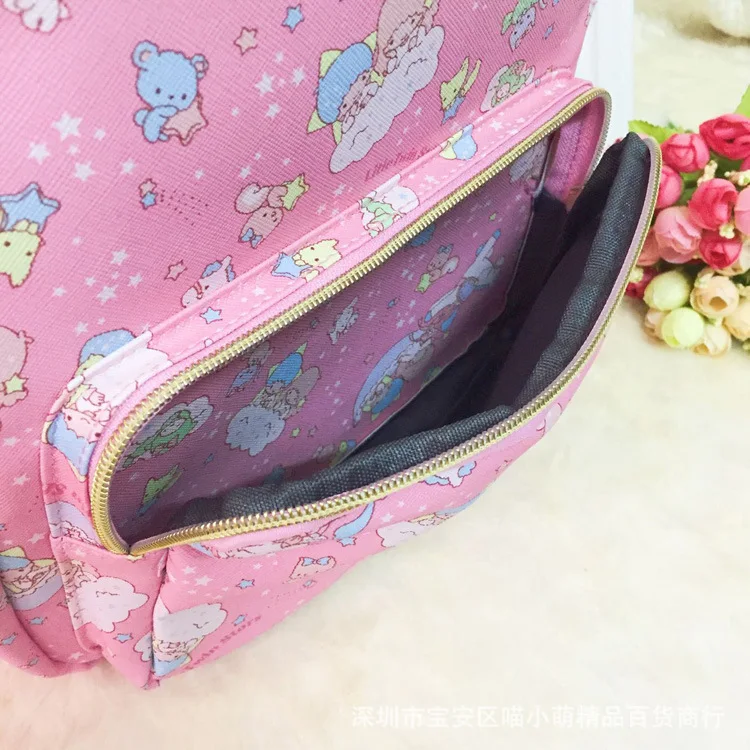 IVYYE маленький Твин звезда Мода Аниме PU рюкзаки из мягкой кожи школьный рюкзак, повседневные сумки рюкзак для путешествий унисекс Новинка