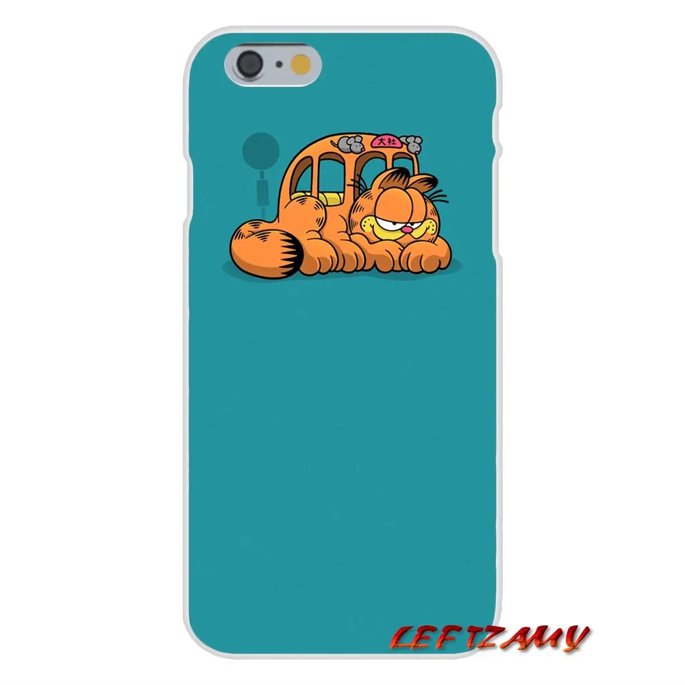cartoon Garfield Slim Silicone phone Case For Samsung Galaxy S3 S4 S5 MINI S6 S7 edge S8 S9 Plus Note 2 3 4 5 8 | Мобильные телефоны