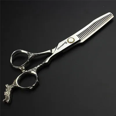 Style E Thin 2 Оригинальные новые Парикмахерские ножницы Профессиональные 6 дюймов Парикмахерские ножницы стилист специальные ножницы плоские зубы ножницы - Цвет: Style E Thin 2