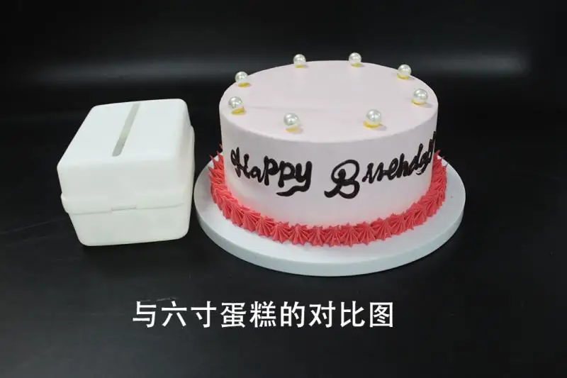 Салфетка для банкнот поле ткани сюрприз денежный ящик торт 6 дюймов Cake Box рождения выпечки ювелирные украшения торта тянуть деньги