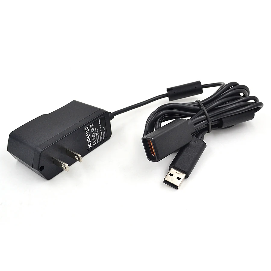 USB адаптер переменного тока с кабелем для зарядки Xbox 360 Kinect Sensor|Источники питания|
