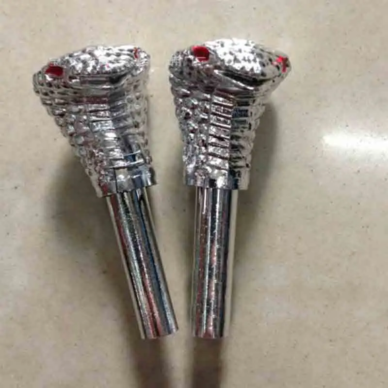 2pcs snake ZD 2 шт. автомобилей для Volvo S60 V70 XC90 XC60 Subaru Forester peugeot 307 206 308 407 автомобильный металлический дверной замок, ручка подъема, крышки - Название цвета: 2pcs snake