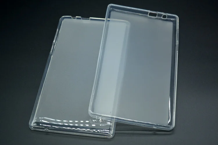 Ультра тонкий водонепроницаемый мягкий силиконовый резиновый чехол TPU для Lenovo Tab