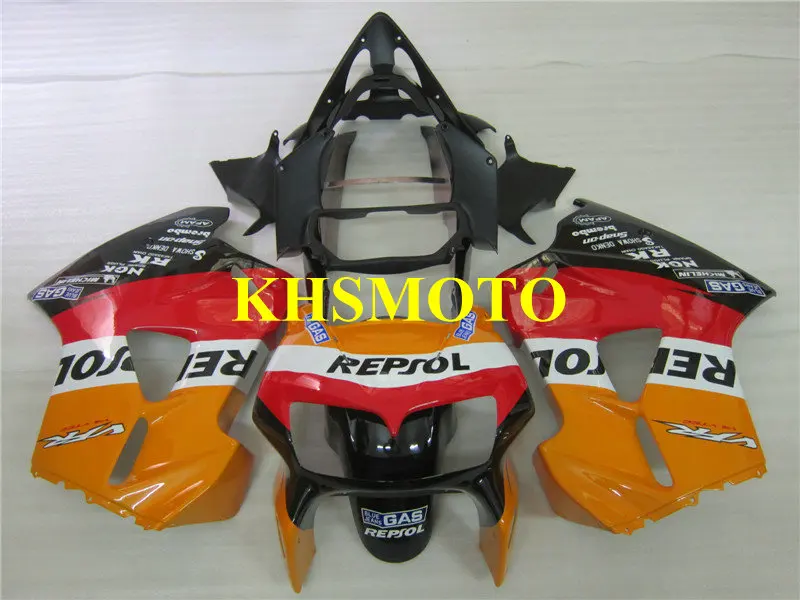 Мотоцикл обтекатель комплект для HONDA VFR800 98 99 00 01 VFR 800 1998 1999 2000 2001 ABS красные, оранжевые черные обтекатели комплект+ подарки HM11