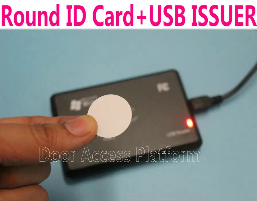 50 шт. круглая монетная карта + 1 RFID USB Эмитент EM ID ридер pro ximity 125 кГц Proxmity без записи