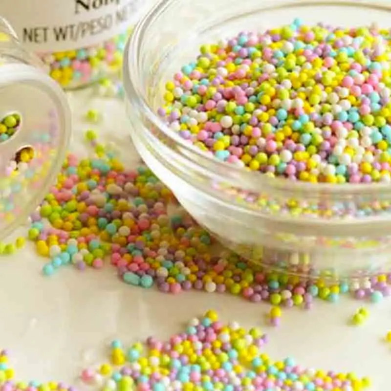 Маленькие цветные бусины искусственный сахар сделай сам Шоколадный леденец