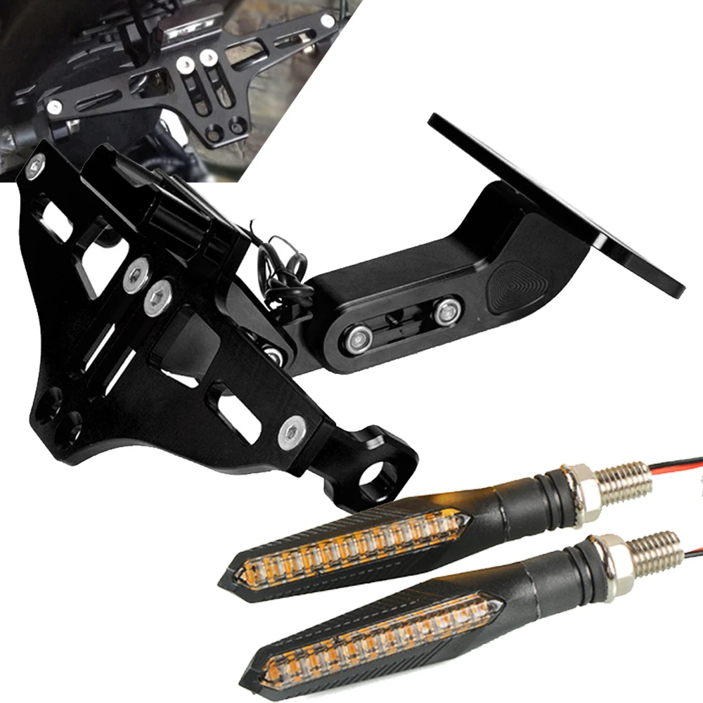 Подставка для номерного знака мотоцикла Kawasaki NINJA 125 EX250R Z125 VERSYS 1000 VULCAN S 650cc Z300 (art.: 7b14fe97a) - 7b14fe97a