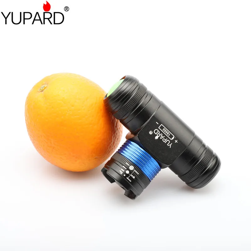 Налобный фонарь YUPARD XM L T6 регулируемый масштабируемый налобный с регулируемым