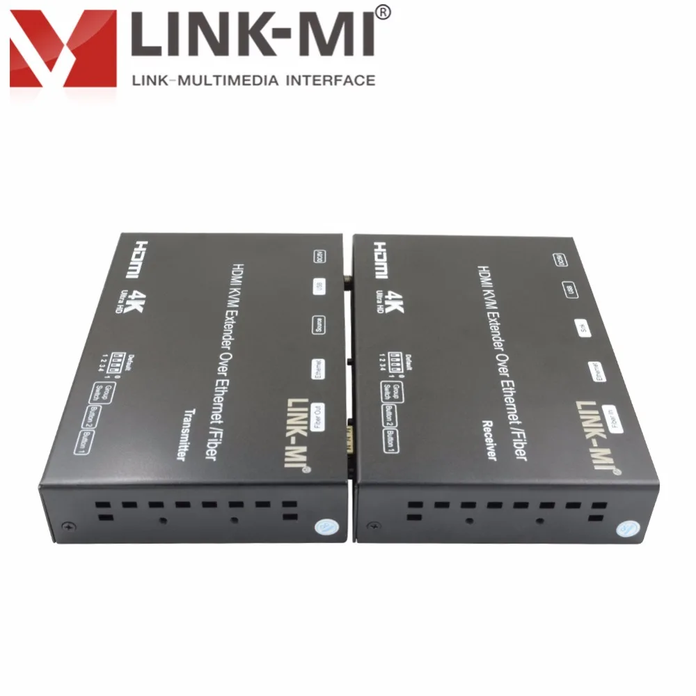 LINK MI EX37 HDMI удлинитель 120 м USB KVM over IP hdmi Fiber 4K 60 км (одна модель) RS232 Max 8x16