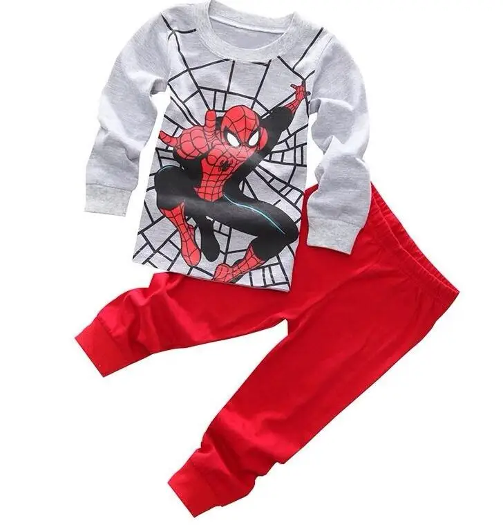 STYLE 17 Детский пижамный комплект из 2 предметов, пижамы с Минни и Микки для маленьких мальчиков и девочек, пижамный комплект с длинными рукавами, топы, длинные штаны, одежда для сна, YW440 - Цвет: STYLE 17