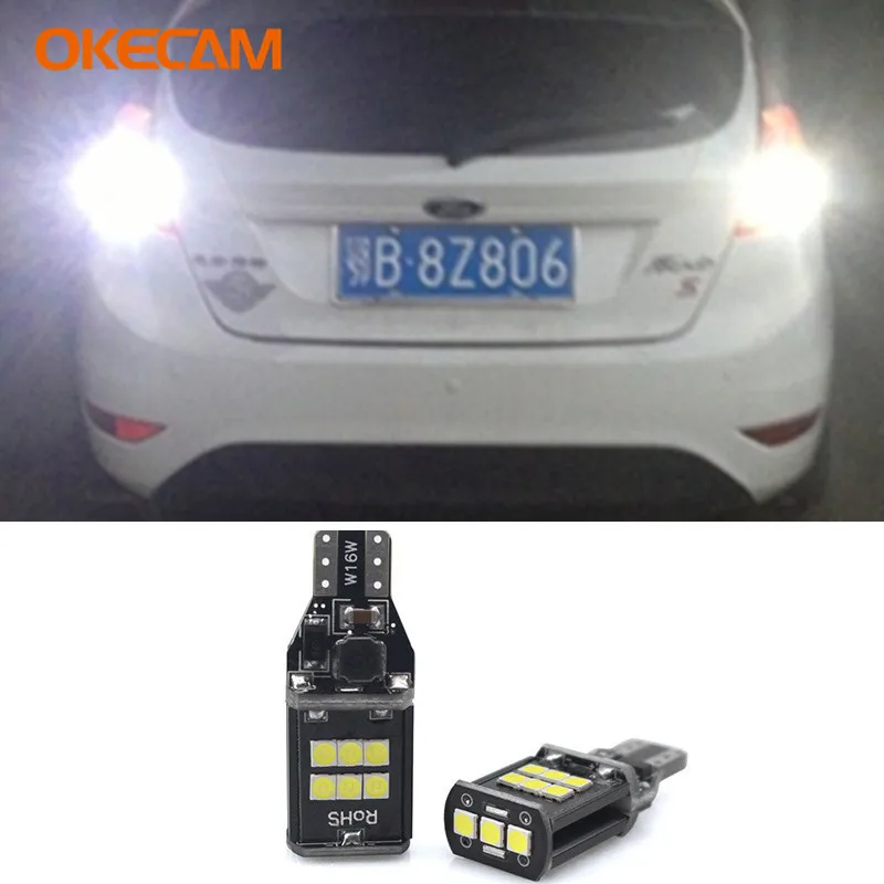 Can bus 912 921 T15 W16W Автомобильный светодиодный обратный светильник для Ford Focus Fusion