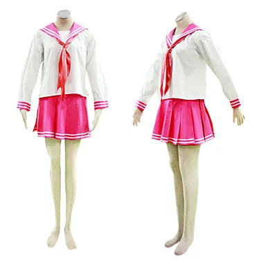 

Cosplay Costume Inspired by Lucky Star Japanese School Uniform Red VER.